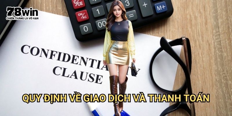 Điều khoản và Điều kiện 78win: Hướng Dẫn Toàn Diện Dành Cho Người Chơi 2 Quy Định Về Giao Dịch Và Thanh Toán